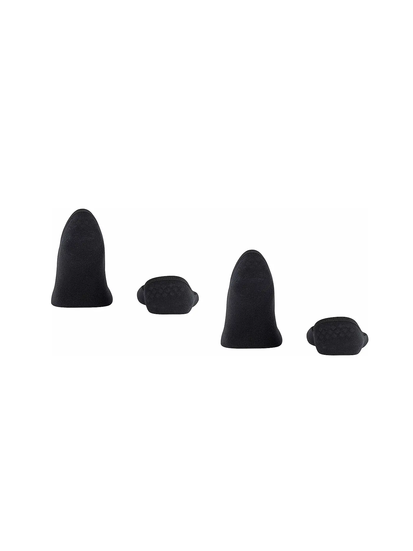 BURLINGTON | Herren Füsslinge EVERYDAY 2-er Pkg gravel | schwarz